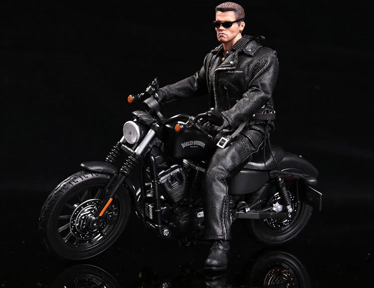 Soldier Phicen 1/12 ScaleThe Терминатор T-800/T-1000 Harley мотоцикл экшн игрушечная фигурка-модель для детской игрушки