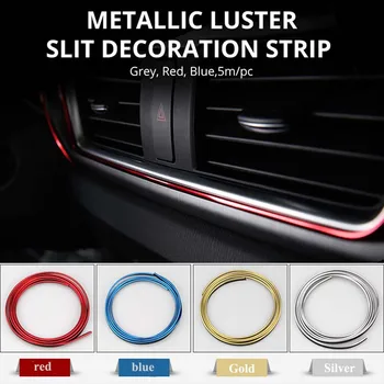 

5 M Car Styling Universal DIY Interior Molding Trim Strips for Volkswagen vw POLO Tiguan Passat CC Golf GTI R20 R36 EOS Scirocco