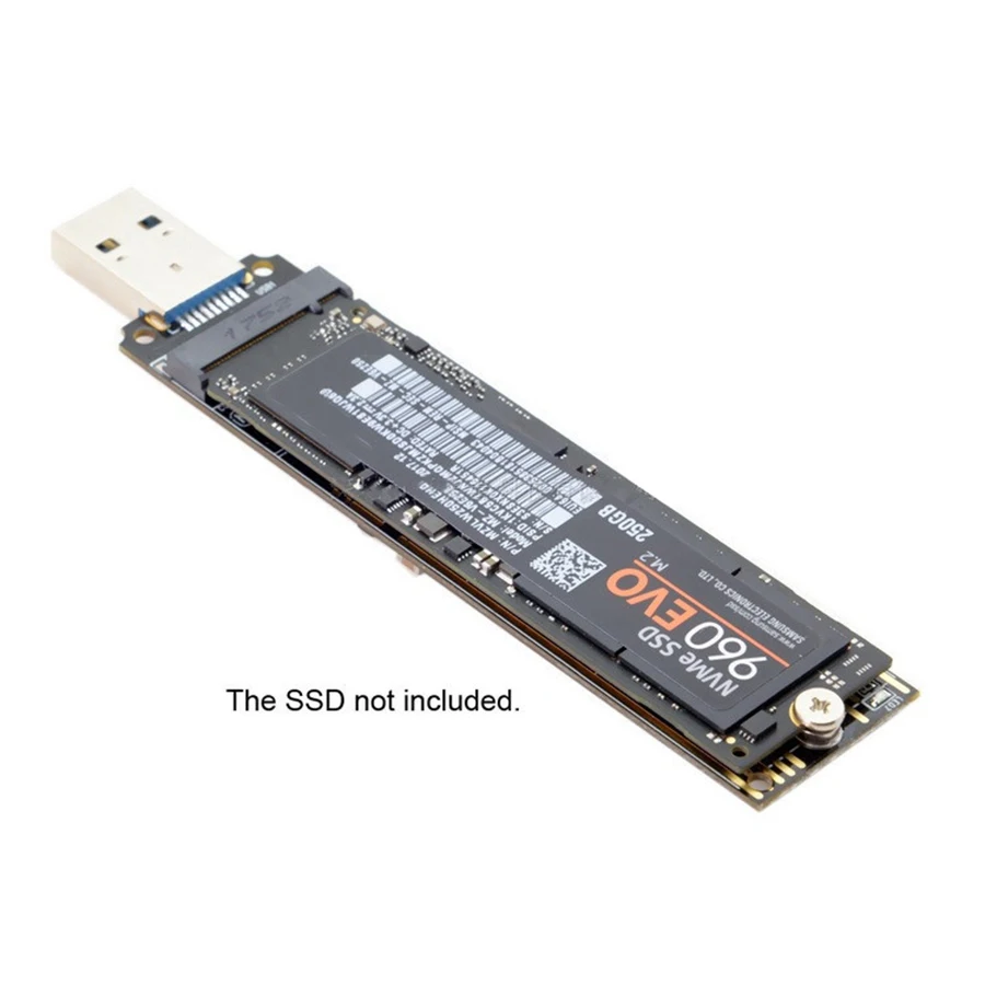 M.2 NVME SSD para USB 3.1 Adaptador,