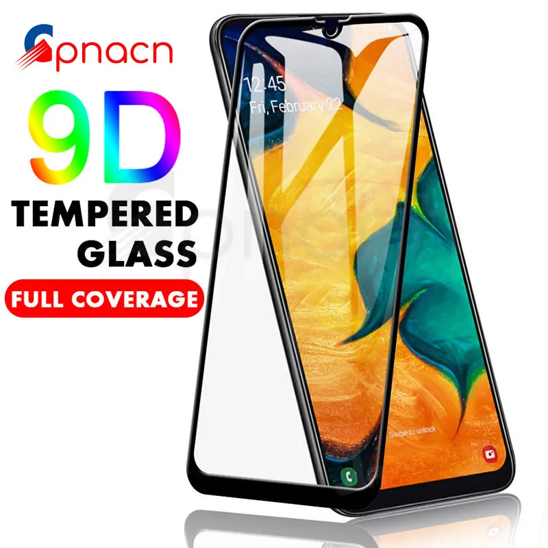 

9D Tempered Glass For Samsung Galaxy A20e A50 A60 A70 A80 A90 Screen Protector Glass A40s A40 A30 A20 A10 M10 M20 M30 M40 Film