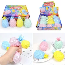 

Large Size Pineapple Ball Squeeze Ball Soft Knead To Release Pressure Ball Bubble Ball Stress Reliever Squishy