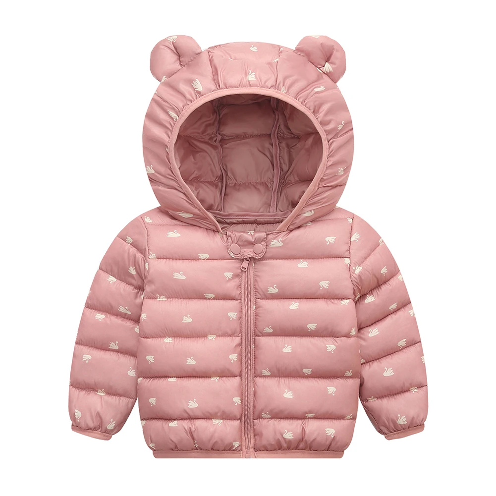 Light Puffer Jacket for Baby Boys Girls CECORC Winter Coats for Kids with Hoods Toddlers Padded Infants 