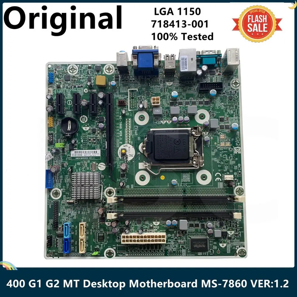 LSC For HP 400 G1 G2 MT Desktop Motherboard MS-7860 VER:1.2 LGA 1150 718413-001 718413-501 718775-001 DDR3 H81 | Компьютеры и офис