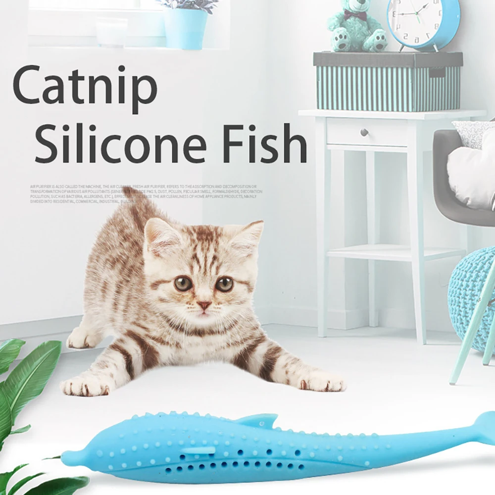 Игрушки для кошек Catnip моделирование рыбы форма Pet Cat зубная щетка интерактивные игрушки-Жвачки Новинка