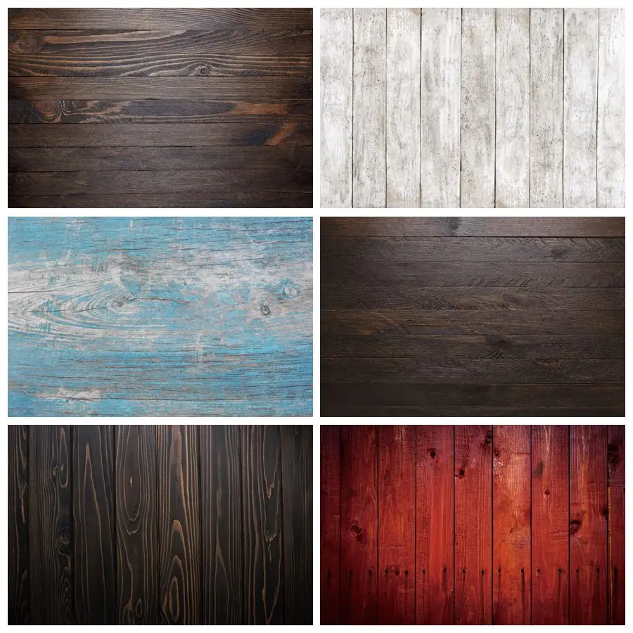 Wooden Backdrop For Photography Dark Planks Board Hardwood Texture Party Doll Portrait Photocall Photo Background Studio | Электроника