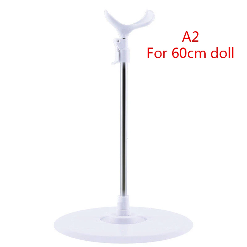 Dolls Stainless Steel Display Adjustable Stand Holder Universal 36/42/48/60cm doll stand