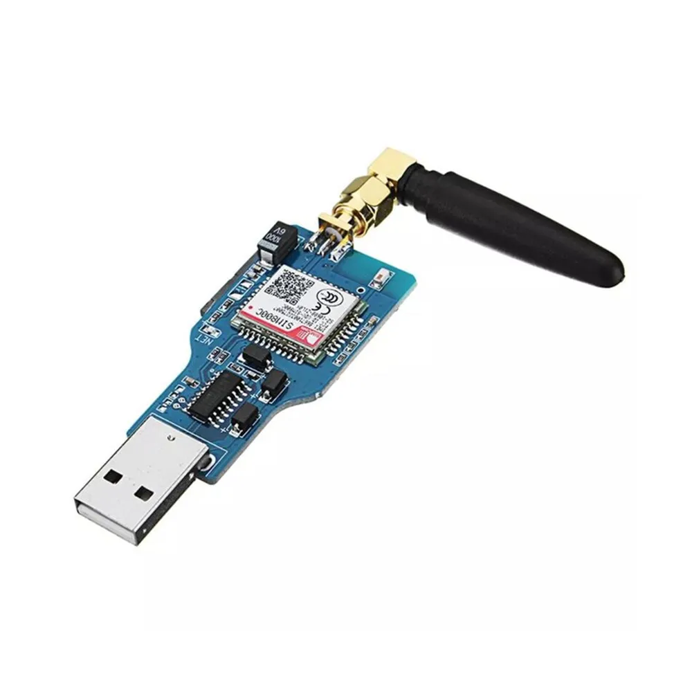 Карта памяти Taidacent USB Sim800c макетная плата Quad Band 900 1800 МГц низкая цена GSM GPRS модуль с