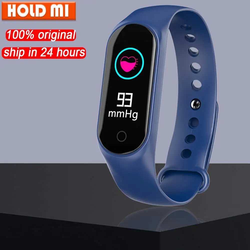 

M3S Smart Fitness Bracelet Color Screen IP67 Waterproof Heart Rate Tracker Blood Pressure Sport Watch Band For Men Women