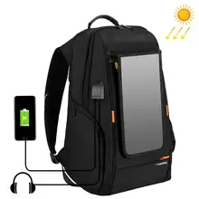PULUZ Открытый Многофункциональный рюкзак с солнечной панелью Удобный Повседневный рюкзак для камеры Сумка для ноутбука для 3C/Dslr аксессуары