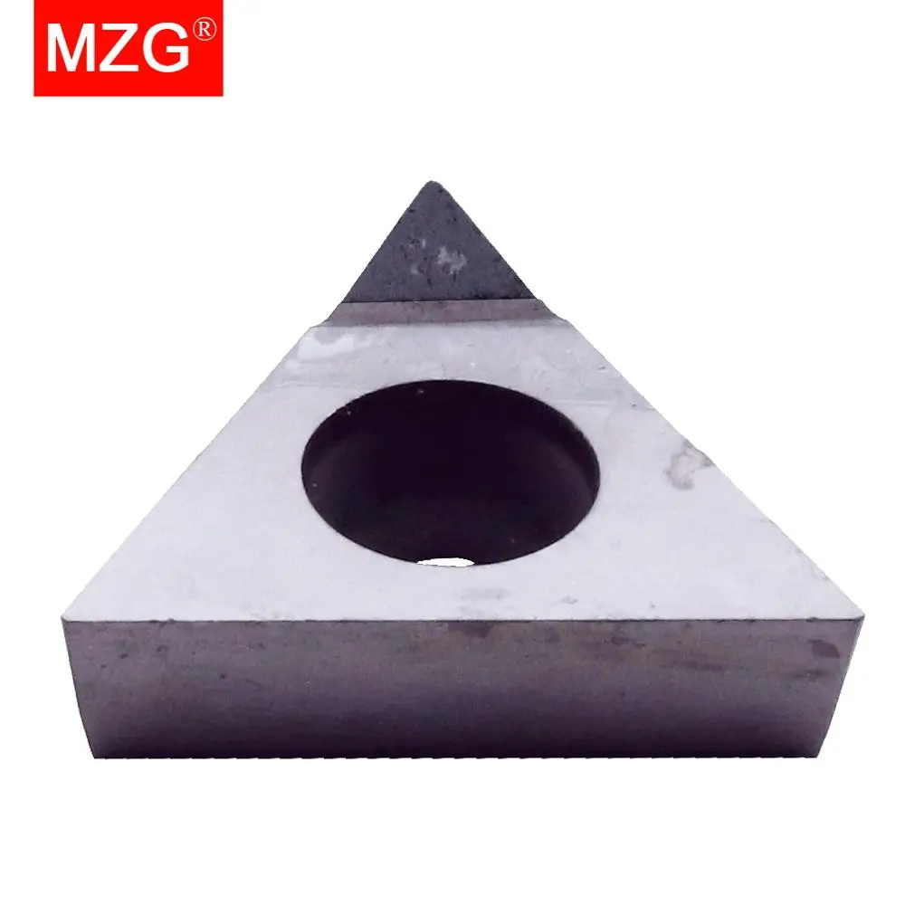MZG 1 шт. TPGW 090202 TPGT 110302 PCD CNC токарные расточные карбидные вставки для алюминиевых