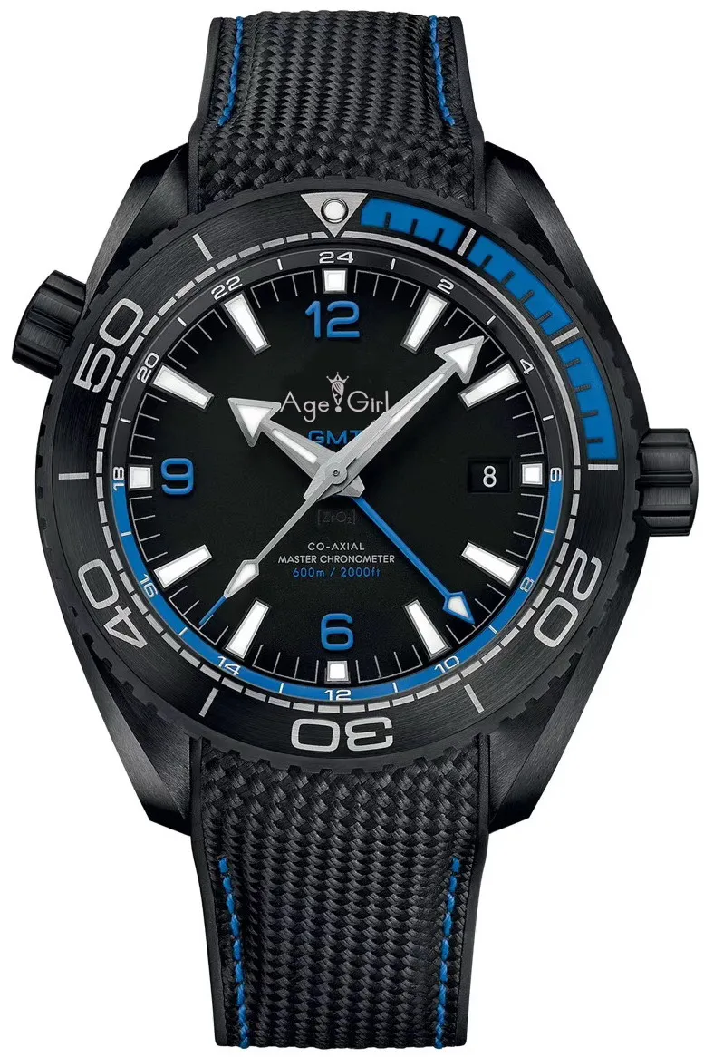 Famous Brand New Men Automatic Mechanical Watch Independent GMT 007 Luminous Ceramic Sapphire Full