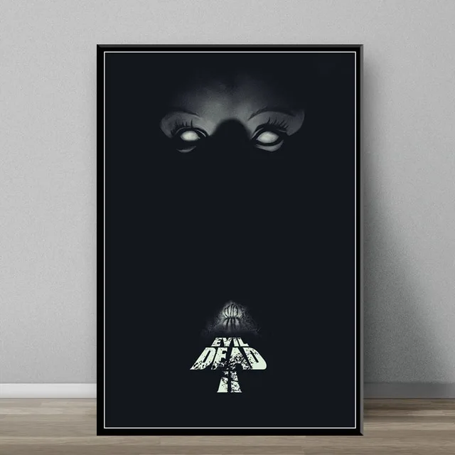 Classic Horror Movie The Evil Dead Abstract Canvas Painting Posters and Prints Wall Art Pictures for Bedroom Home Decoration