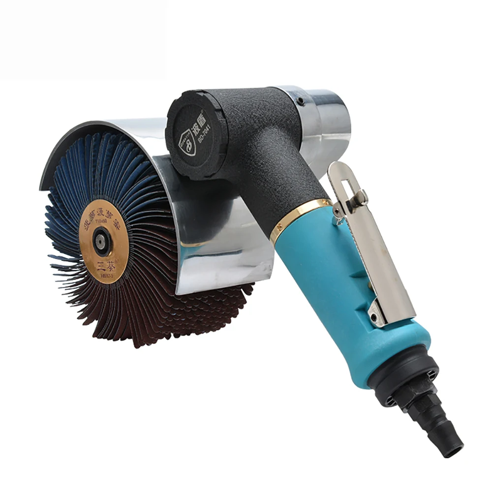 

BD-7041 Pneumatic Sandpaper Grinding Machine Different surface Air Sander Circular Tube Sand Paper Machine 16000RPM Y