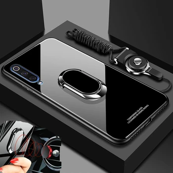 

For Xiaomi Mi 9T 9 SE CC9 CC9e Redmi K20 Note 7 Pro Case Tempered Glass Magnet Car Holder Cover Case For Xiaomi 9 Lite A3 Funda