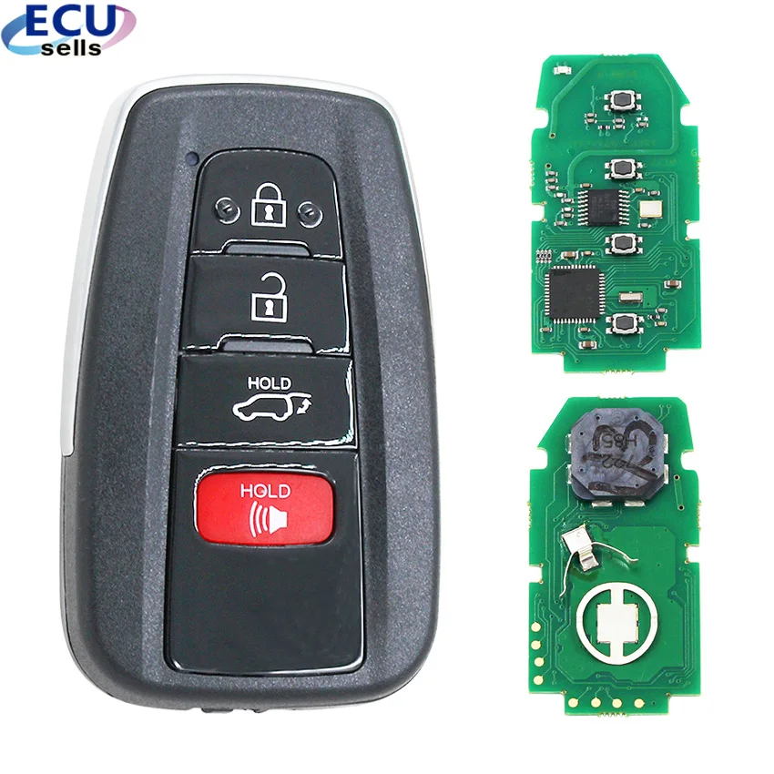3+ 1 кнопка ASK314.3MHz умный дистанционный ключ 8Achip FCC ID: 14FBC-0351-US костюм для модели- RAV4