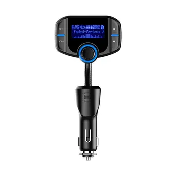 

BT70 FM Transmitter Wireless FM Modulator 2 Port Quick Charge 3.0 Charger Handsfree Car Kit 1.65 Inch MP3 Player