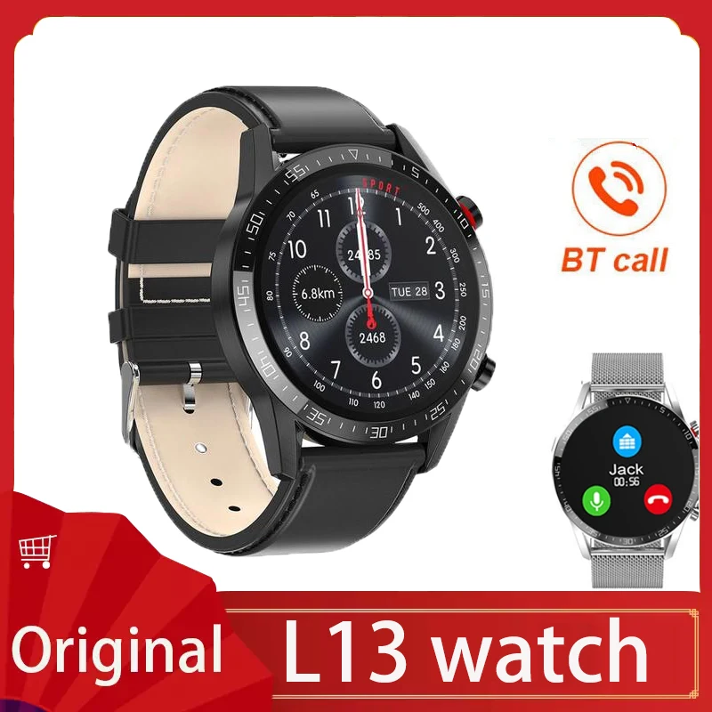 L13 Long Battery Life Sports Waterproof Heart Rate Sleep Monitoring Answer Make Calls Reminder Huawei Smart Watch L9 L11 Upgrade |
