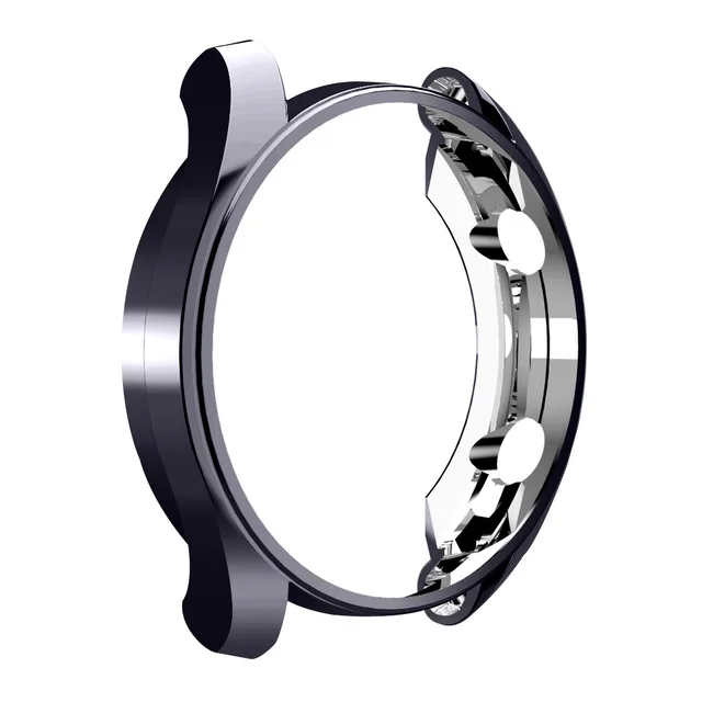 Чехол для часов, мягкий защитный чехол для huawei Watch GT 42 мм, элегантный чехол, TPU бампер для часов GT 2/1 46 мм/2 Pro, аксессуары для рамки - Цвет: Gray