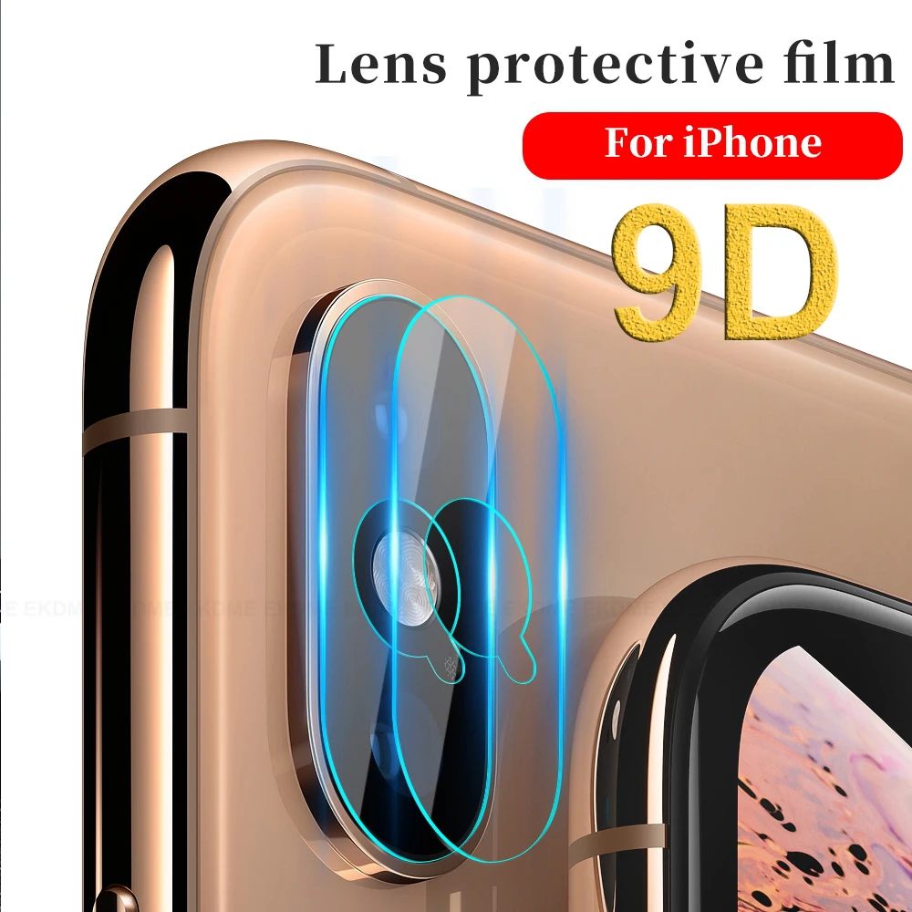 Закаленное стекло 9D для задней камеры iPhone XS Max XR X 7 8 Plus Защитное объектива 10 |
