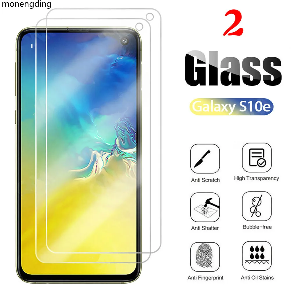 2Pcs S10e Protective Glass on For Samsung Galaxy S10e S 10 e Glass Screen Protector For Samsung Galaxy S10e S10 E Tempered Film afbeelding