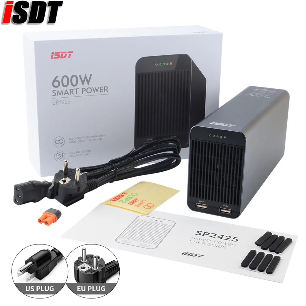 ISDT SP2417 400 Вт/SP2425 600 Вт RC зарядное устройство адаптер переключатель высокой мощности умное управление