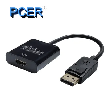 

PCER 4K Displayport to HDMI Adapter DP Male to HDMI female Converter for HDTV Projector Laptop DP HDMI adapter