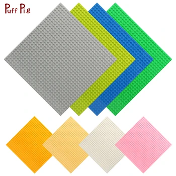 

8 Colors Classic Base 32*32 Dots Plates Bricks City Ninja Technic Baseplates Bricks Building Blocks Kid Toys