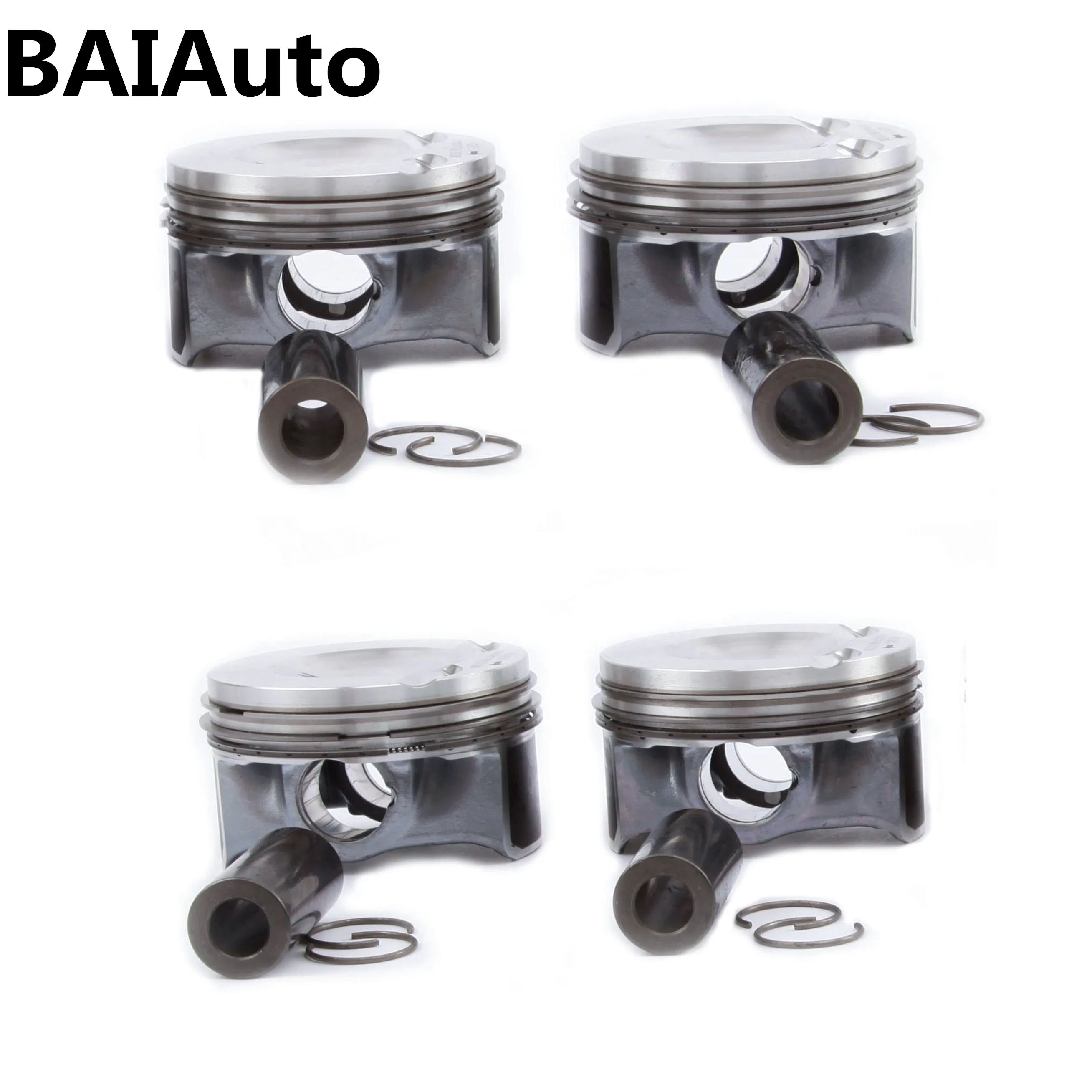 

4PCS 2.0 TFSI 06H107065DD 06H 198 151 J Engine Pistons AndRings Assembly 82.50 mm Pin 23mm For VW CC Audi A3 A4 A5 A6 16V EA888