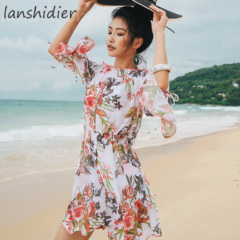 

Bathing Suit Women's Split Type Three-piece Set Conservative Belly Covering Slimming Sexy Small Bust Gathering South Korea Hot S