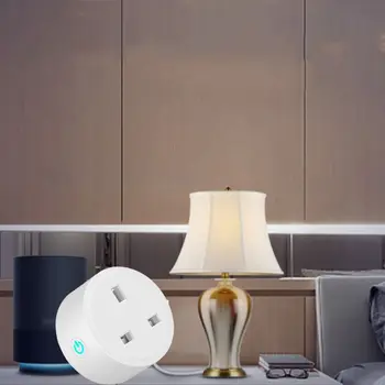 

UK Plug 13A Wifi Smart Plug Power Switch Outlet Home Wireless Socket Power Count