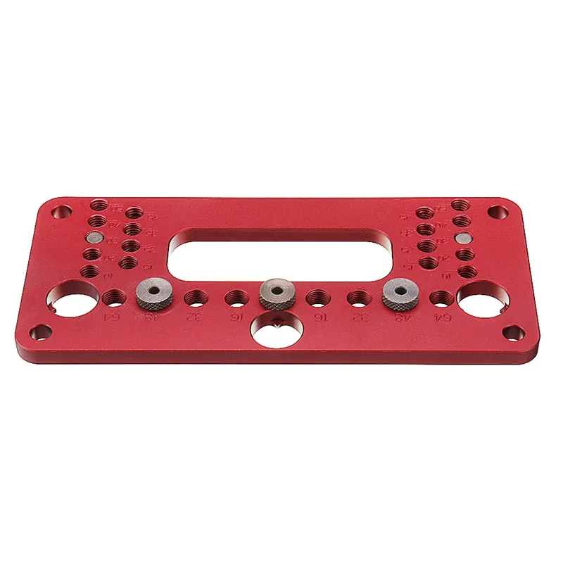 

Aluminum Alloy Knob and Pull Cabinet Hardware Jig Adjustable Door Drawer Handle Knob Pull Drill Template Woodworking Tool