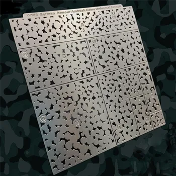 

Creative Camouflage Leakage Spray Stenciling Template DIY Spray Plate Tool for Gundam Military Model Accessories