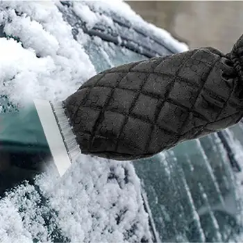 

1Pc Car Ice Snow Gloves Scraper Waterproof Windshield Snow Scraper Glove Tool DXY88