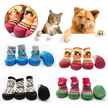 

Hygiene Rubber Rain Shoes For Dogs Waterproof Anti-slip Large Small Pet Shoes For Dogs Pug Chihuahua Poodle Accessories Products