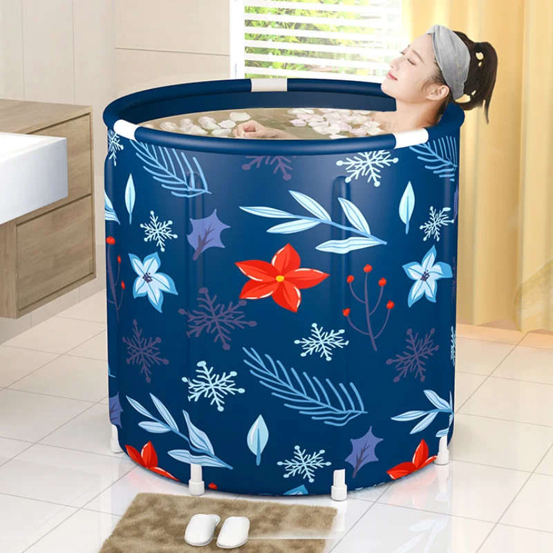 

Foldable Sitz Bathtub Shower Adults Large Thick Portable Baby Inflatable Bathtub Bucket Winter Banheira Bathroom Products 50