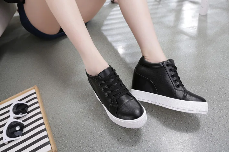 2021 Sneakers Women Casual Shoes Autumn Winter Wedge Platform Hidden Heels comfortable Ladies Sneakers Women Shoes YYJ150