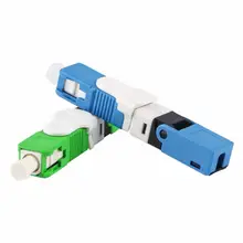 Frete grátis ftth esc250d sc apc e sc upc único-modo de fibra óptica rápida conector ftth sm óptica conector rápido