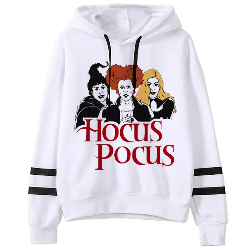 Halloween Hocus Pocus Disney Anime Funny Cartoon Hoodies Women Harajuku Y2K Streetwear Sweatshirt Graphic Fashion Hoody Female 5