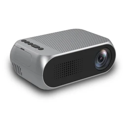 Mini Portable Projector 600 Lumens 3.5 Mm Audio Support 1080P Hd Playback HDMI Usb Projector Home Media Player(US Plug)
