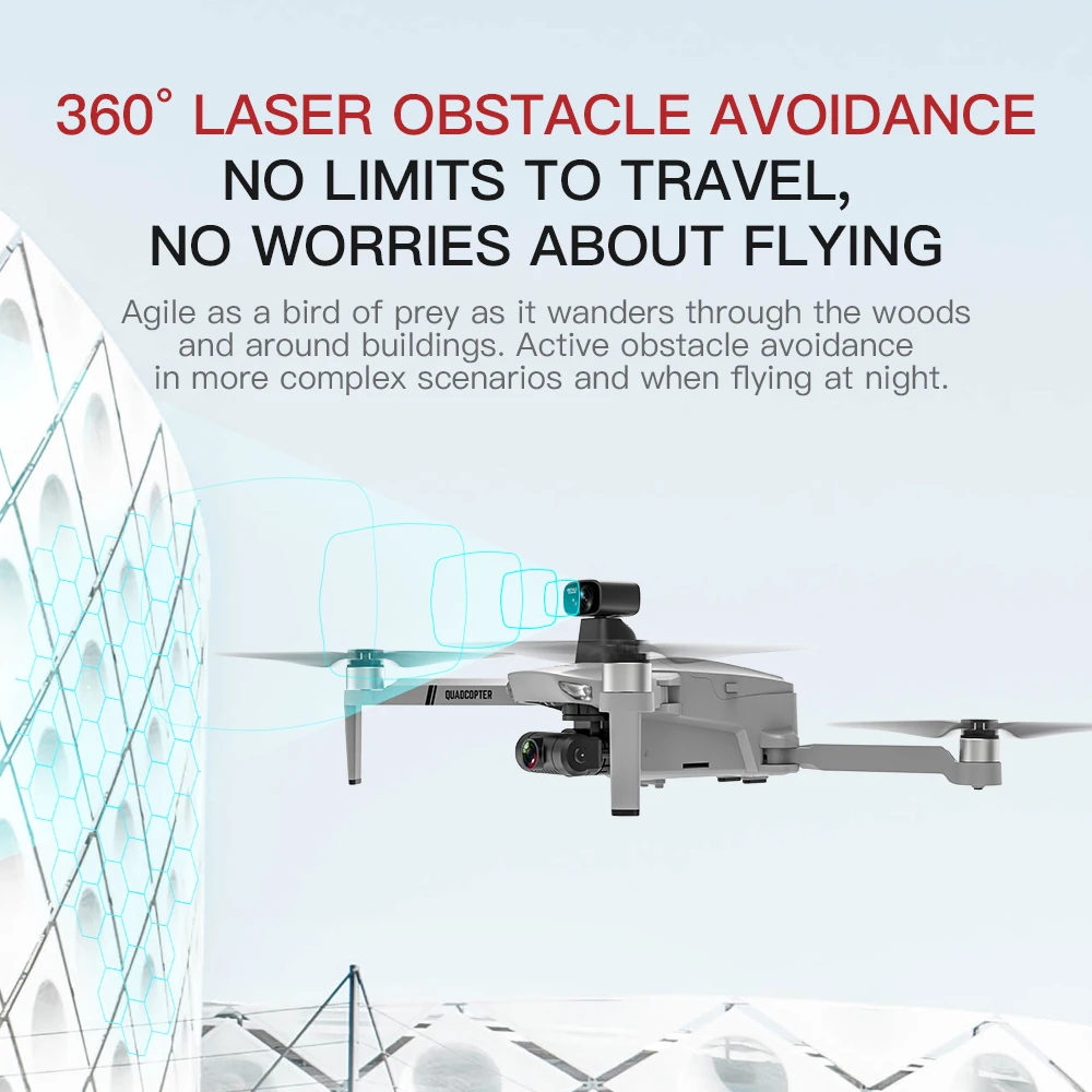 KF102/KF102 MAX EIS RC Drone GPS 5G 4K HD Camera Obstacle Avoidance Brushless Foldable WiFi FPV Professional RC Quadcopter Toys 4