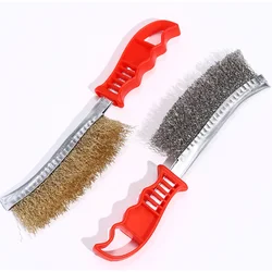 Brosse en fil d'acier en forme de couteau/brosse de nettoyage de Surface métallique/élimination de la rouille métallique 