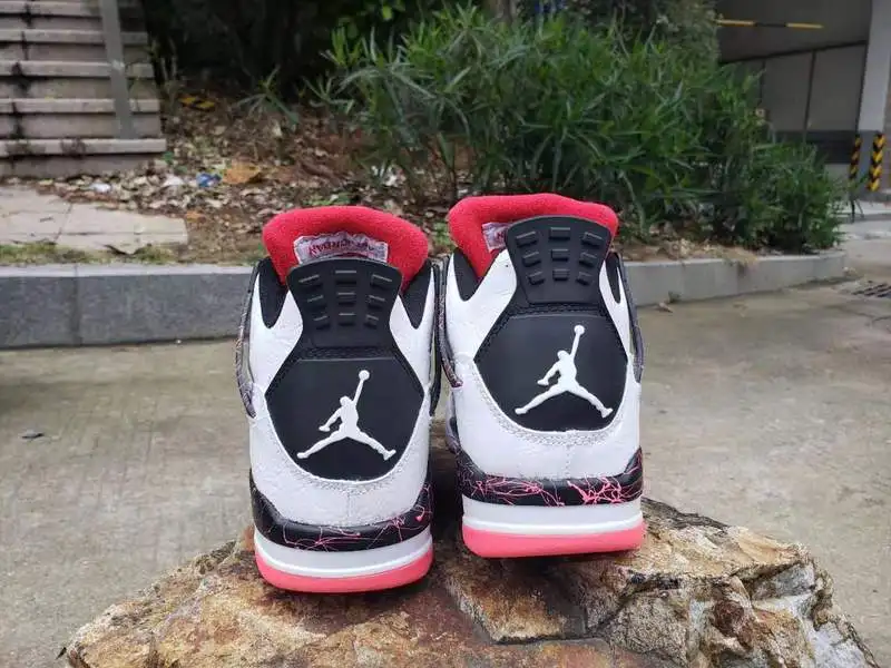 Новинка,, Jordan 4, Ретро стиль, мужская обувь, Баскетбольная обувь, кроссовки, split Rock, AJ4, спортивная обувь, 308497-122