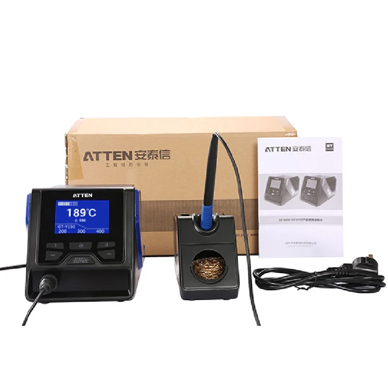 

ATTEN GT-6150 220V soldering station 150W Single Channel soldering iron intelligent lead-free Auto-sleep SMD Rework Station