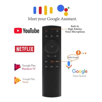 

Remote Control Mouse, Air Remote Mouse with 2.4G Wireless Voice Remote Control Flying Mouse for Smart TV / Android TV Box /IPTV