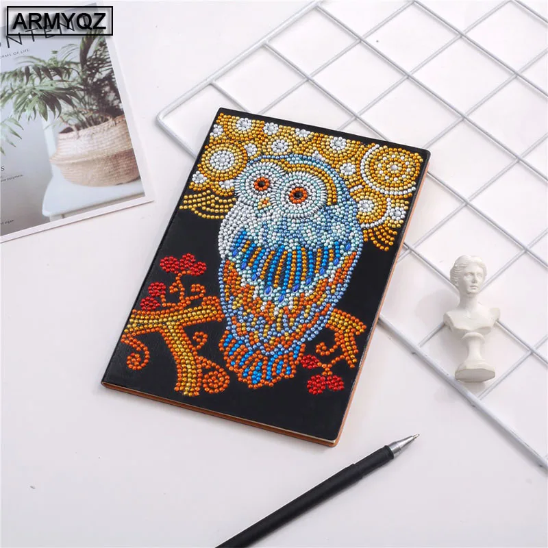 5D DIY Специальная форма алмазная картина Сова тетрадь Дневник Книга Эскиз вышивка