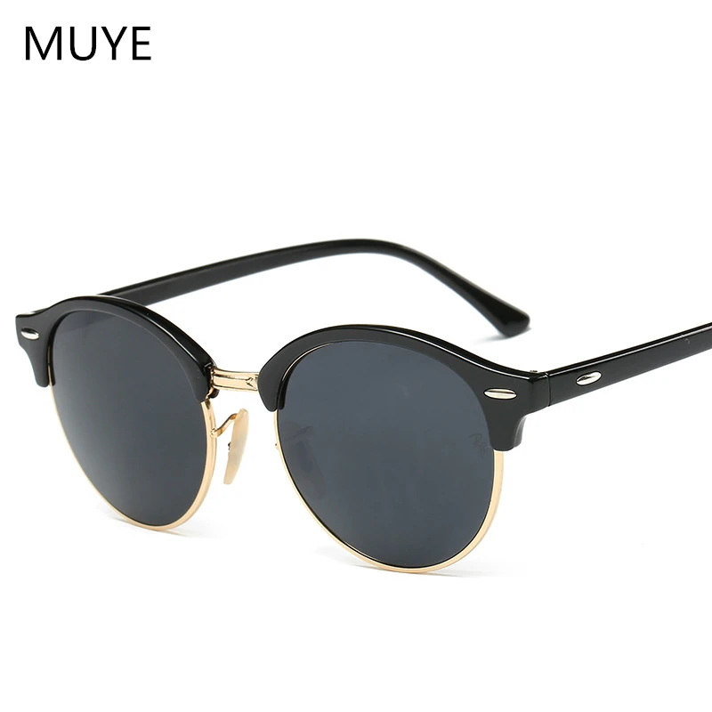 Горячая мода Солнцезащитные очки женские популярные брендовые дизайнерские ретро мужские Летние Стильные Солнцезащитные очки с заклепками рамка красочные покрытия оттенков