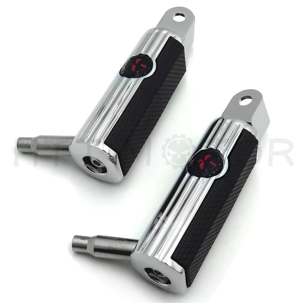 Aftermarket Череп подножки для Honda Stateline Shadow VLX VTX1300C VTX1800C VTX1800F