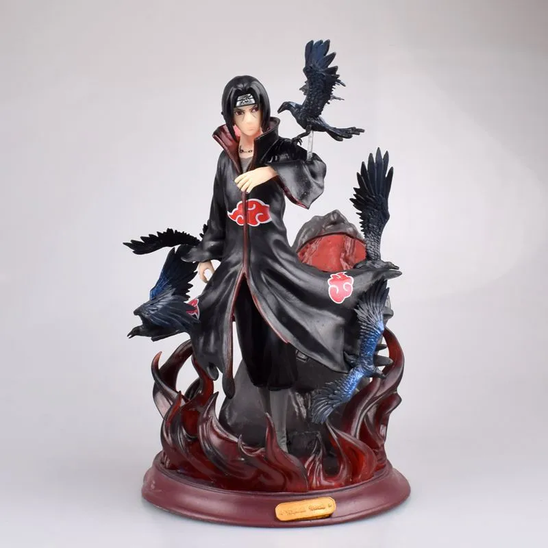 Naruto Figure Akatsuki Uchiha Itachi Statue PVC Figurines Naruto Anime Itachi Shippuden Figuras Toys Collectible Model Jouets