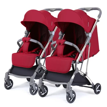 

8246 Germany Twins Baby Stroller Lightweight Folding-Split-Sit Lie Twins Double Stroller