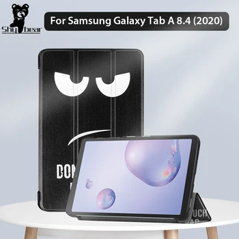 

Case for Samsung Galaxy Tab A 8.4 SM-T307 Tablet Adjustable Folding Stand Cover for Samsung Galaxy Tab A 8.4 inch 2020 Case